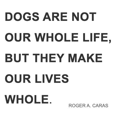 Roger A. Caras about dogs